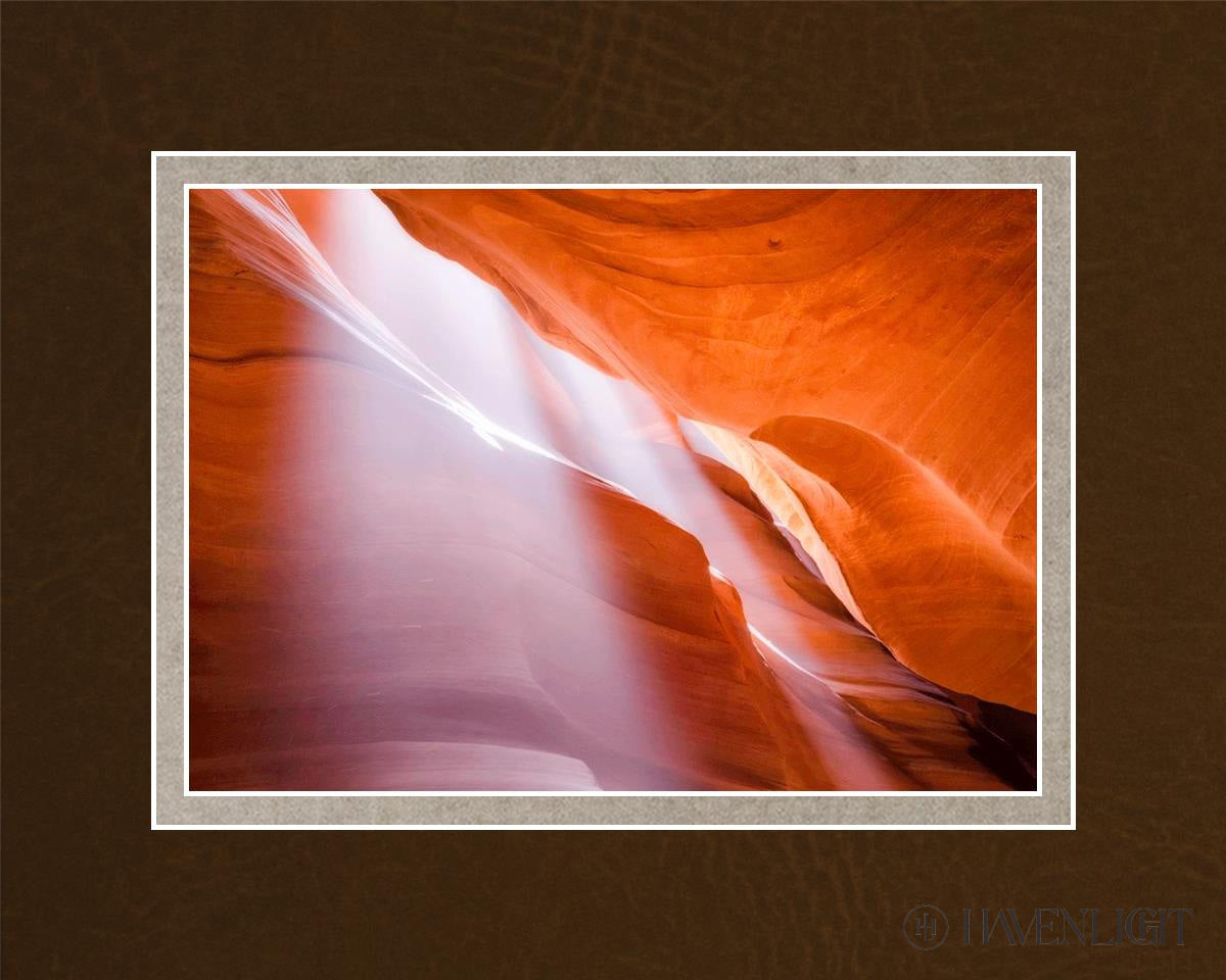 Stunning Antelope Canyon Light Shafts Photography - Natural Sunbeams in Slot Canyon - Perfect for Wall Art, Travel Inspiration & Desert Landscape Decor