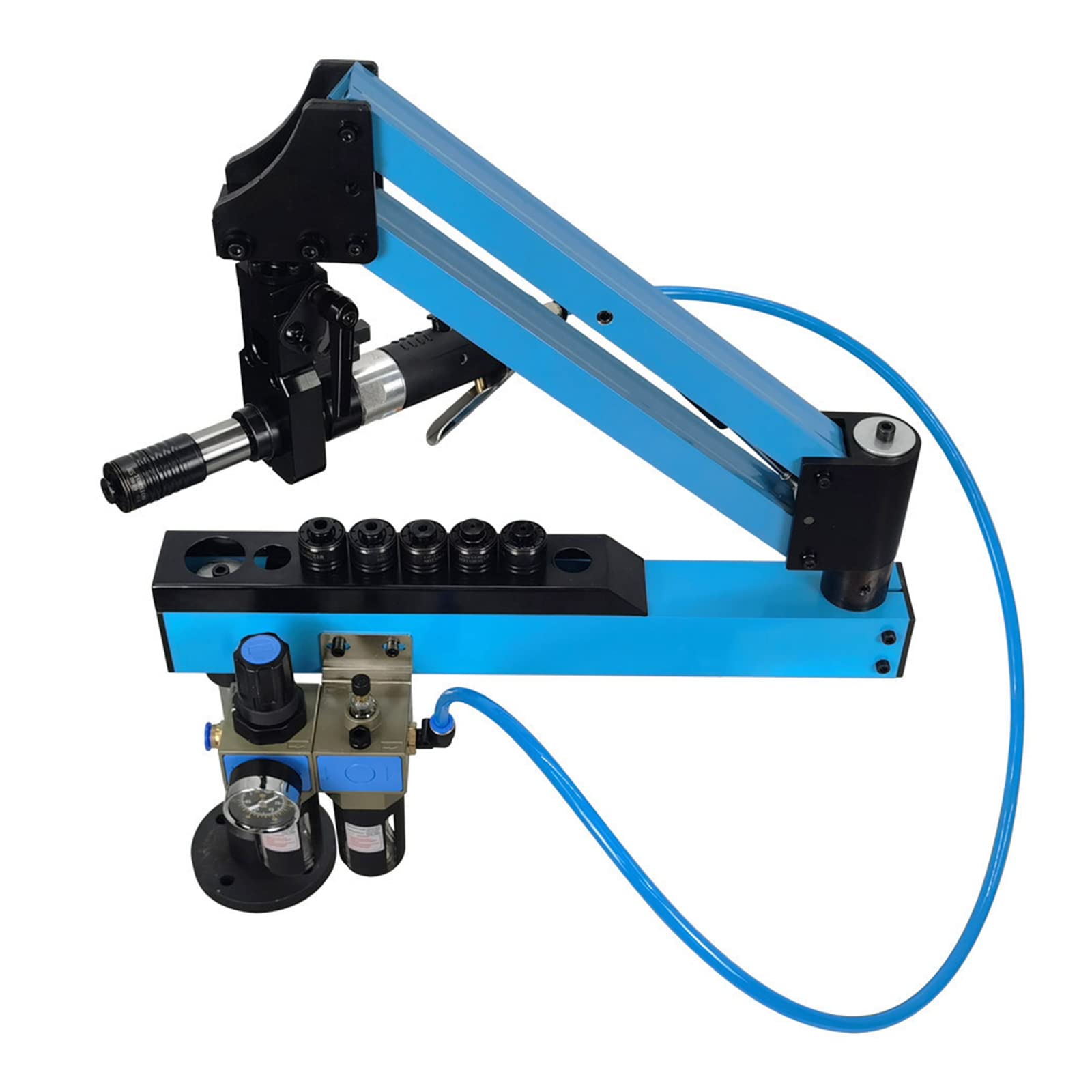 M3-M12 Pneumatic Tapping Machine 400RPM - 360° Universal Air Tapping Tool for Metal, Wood & Mold Work | Factory, Workshop & DIY Projects