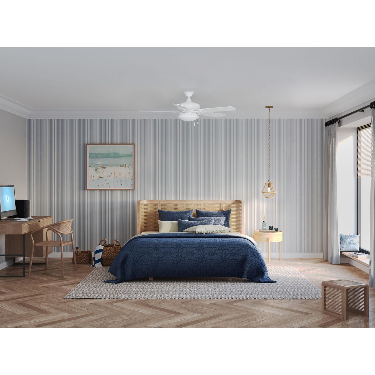 Universal 2-Light Opal Glass Ceiling Fan Light Kit - Perfect for Living Room, Bedroom, and Indoor Spaces