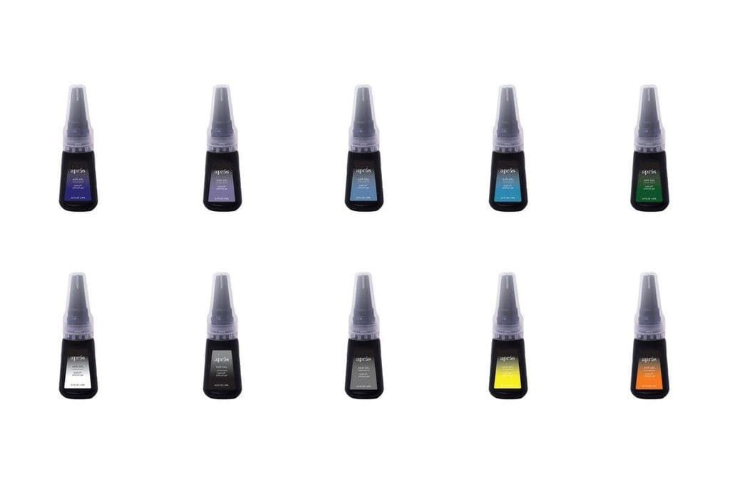Apres Aer Gel Airbrush Paints Set #1 – Professional Acrylic Paint Kit for Artists, Hobbyists & DIY Projects – Perfect for Canvas, Fabric, Wood & Model Painting