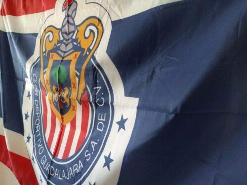 YukaBa Chivas Fans Flag Banner - 3x5 ft Guadalajara Mexico Soccer Flag for Home Decoration, Game Day Parties & Stadium Support