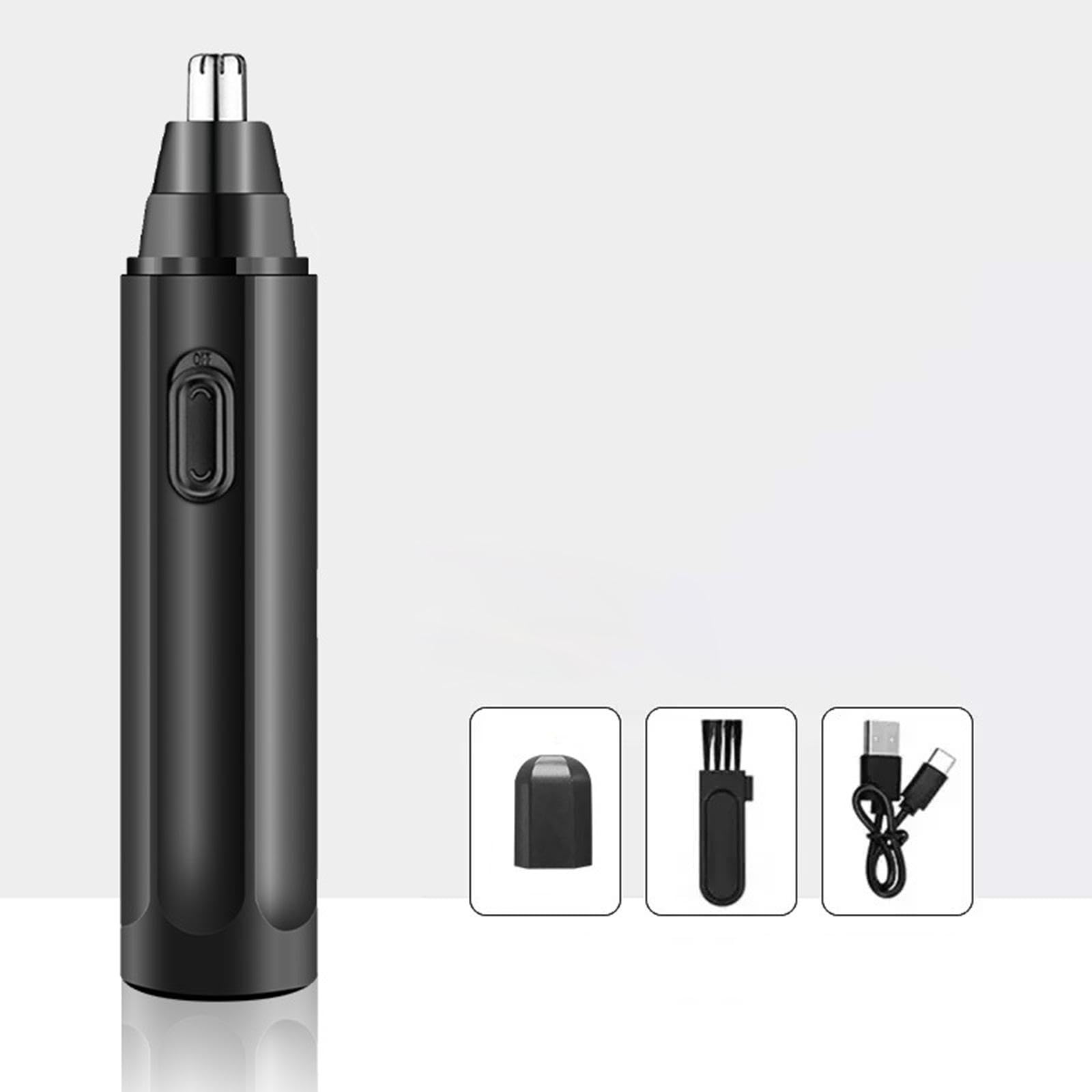 Electric Nose Hair Trimmer for Men & Women - Painless Rechargeable Eyebrow & Facial Hair Grooming Kit | Portable Personal Grooming Device for Travel, Home & Office Use