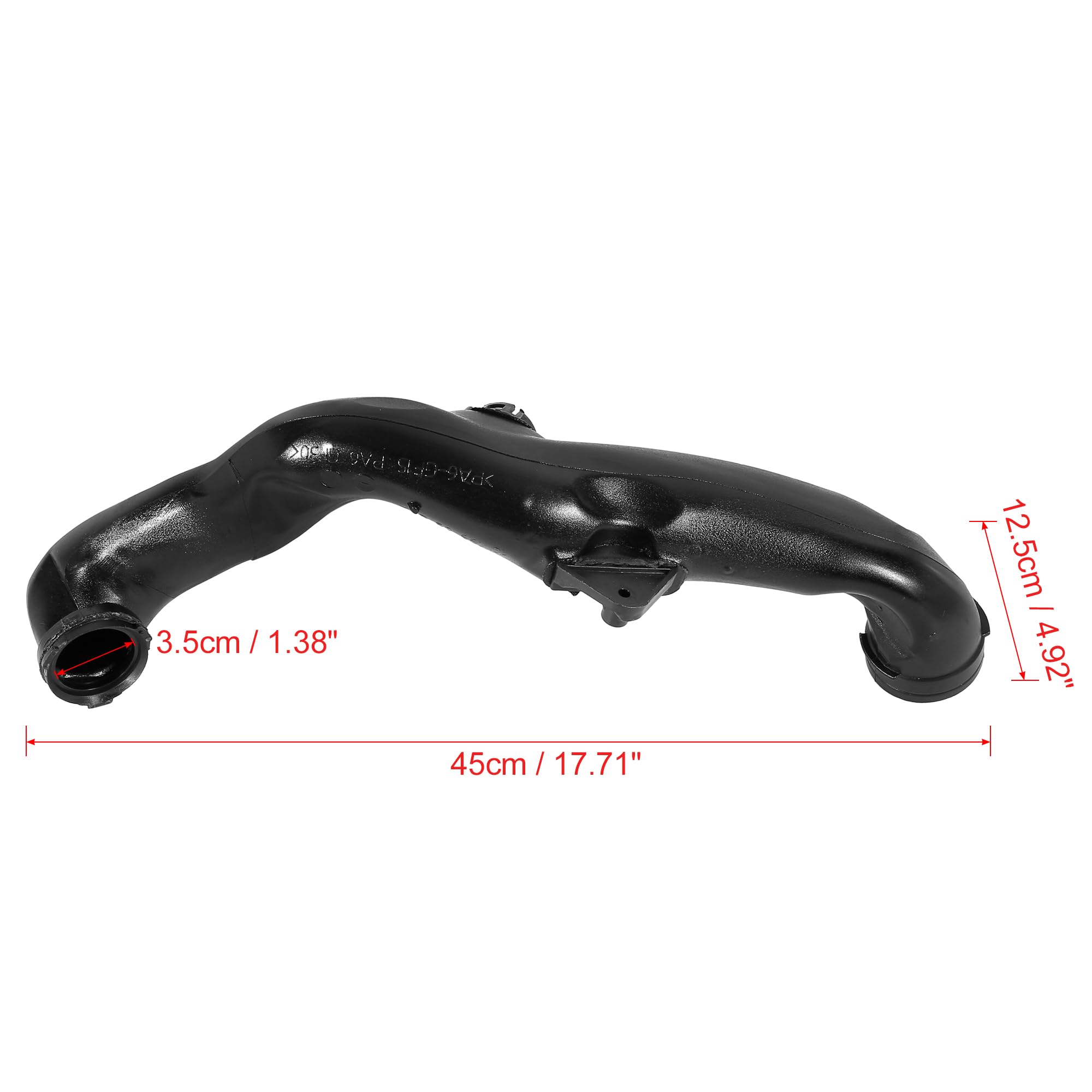 X AUTOHAUX Engine Air Intake Hose Replacement for BMW X6 740i 740Li - Compatible with Part #13717571348 - Improves Airflow & Engine Performance for Smooth Driving