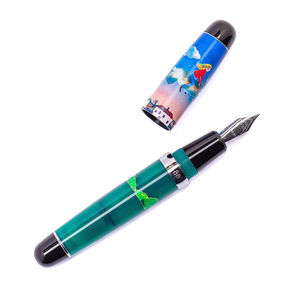 Opus 88 Fountain Pen - Mini Flying Rabbit Design, Premium Japanese Nib, Smooth Writing Experience | Perfect for Journaling, Note Taking & Gift Giving
