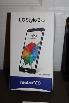 LG Stylo 2 Plus Smartphone - 16GB Storage, Dark Gray Color, MetroPCS Compatible - Perfect for Business, Travel & Everyday Use