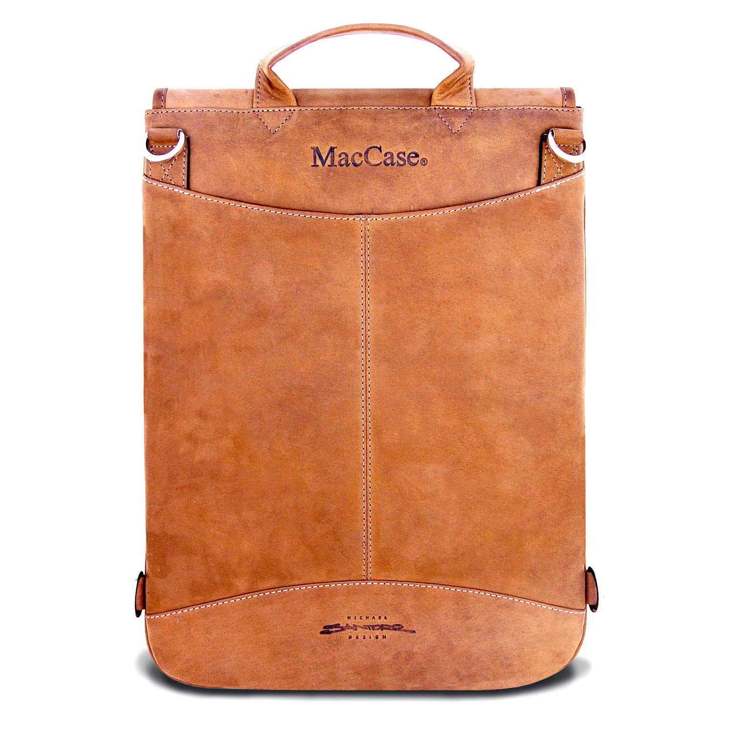 Premium Leather Crossbody Bag & Backpack for 13