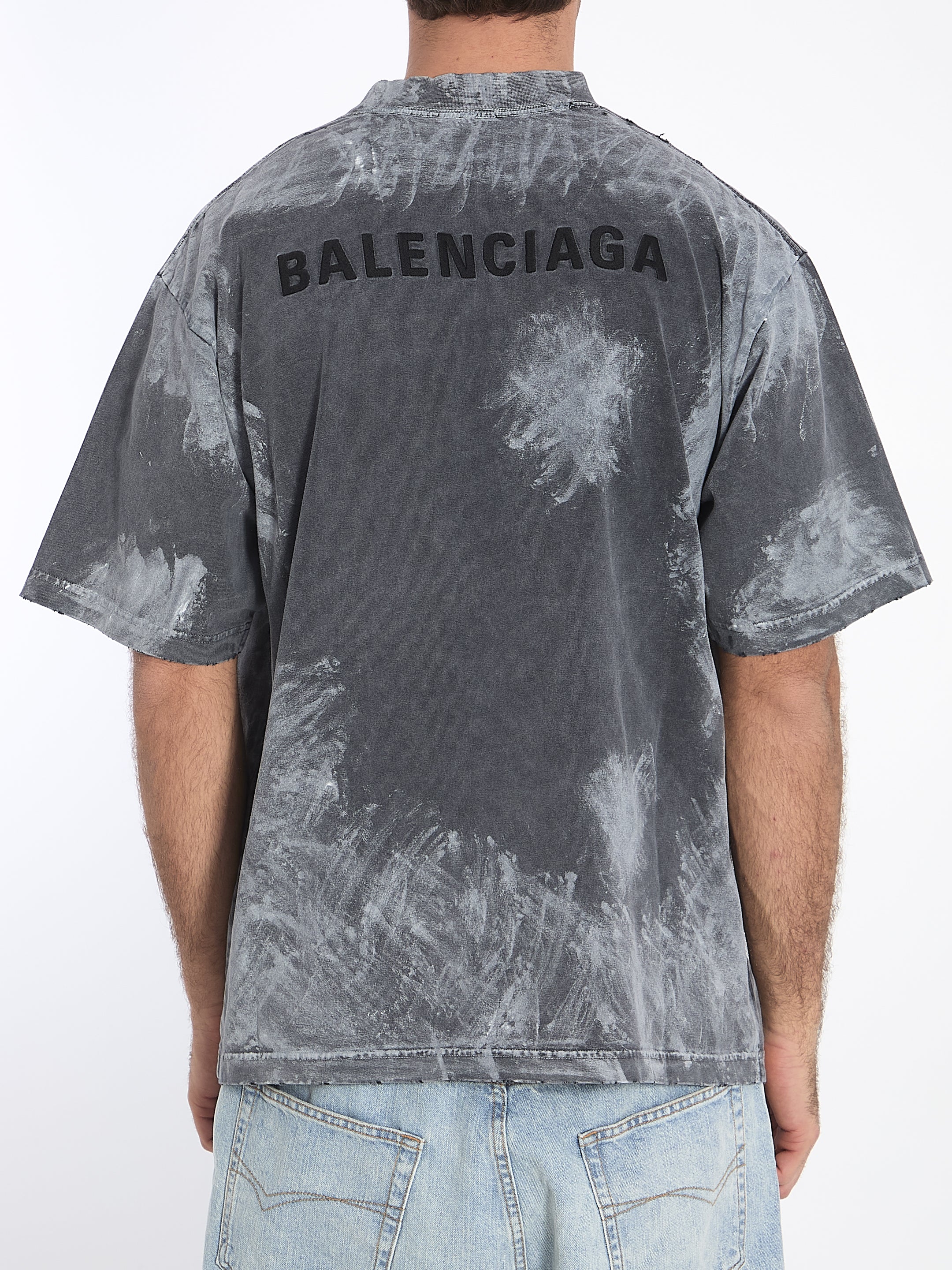 Balenciaga T-Shirt for Men - Classic Logo Cotton Tee | Trendy Streetwear & Casual Wear for Everyday Outfits