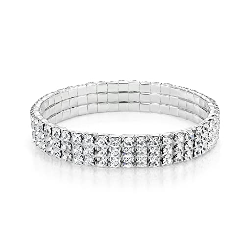 3 Row Silver Bracelet