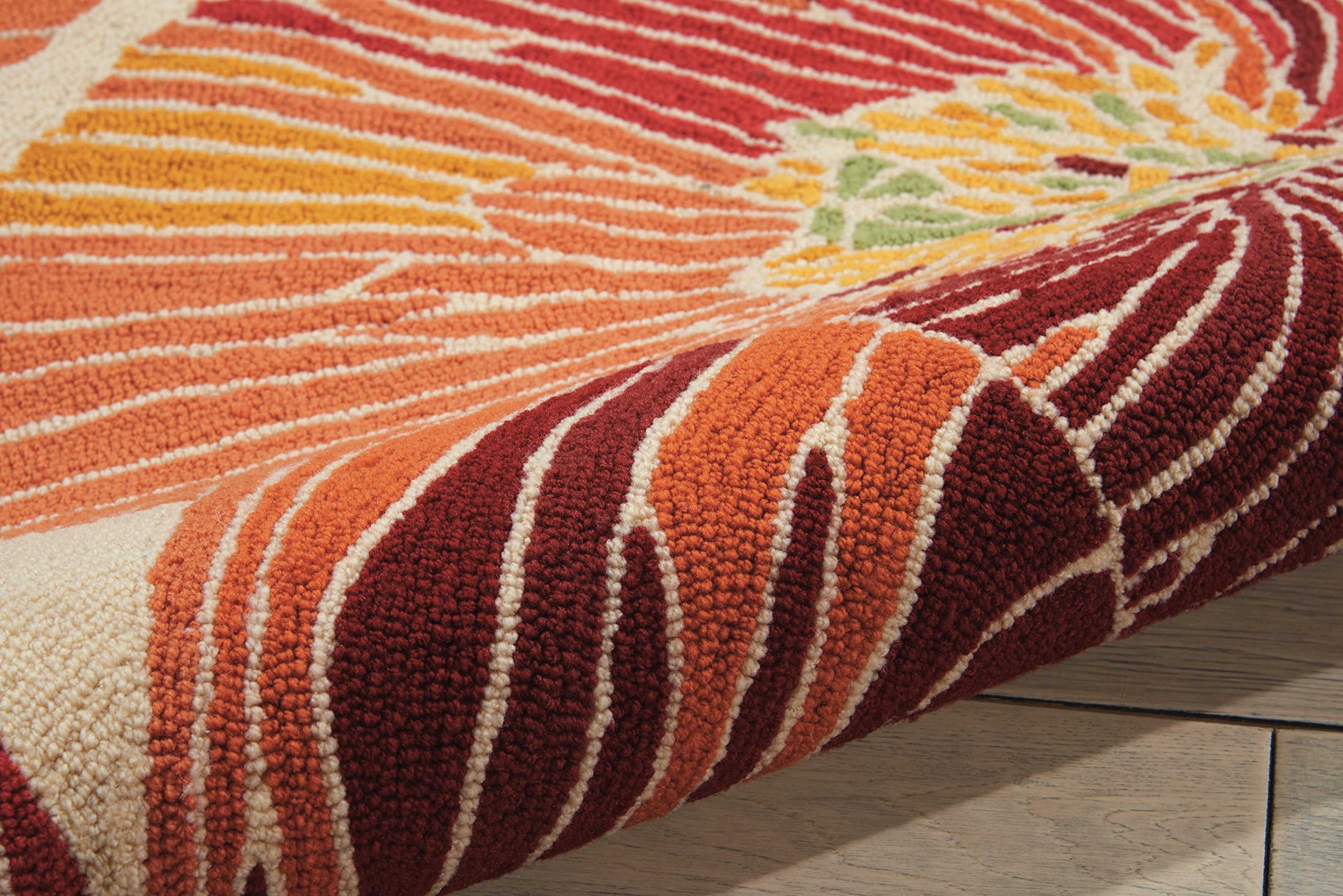 Nourison Fantasy Floral Sunset 3'6