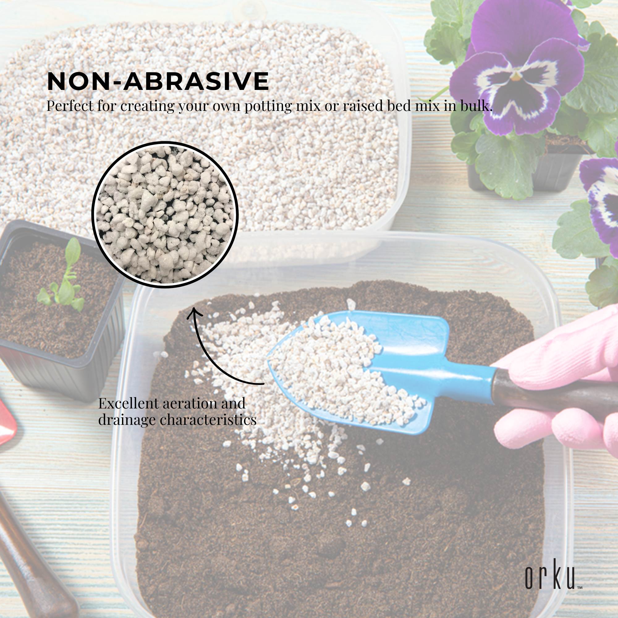 100L Organic Perlite Super Coarse Premium Soil Amendment - Expanded Growing Medium for Hydroponics, Container Gardening & Seed Starting (Improves Aeration & Drainage)