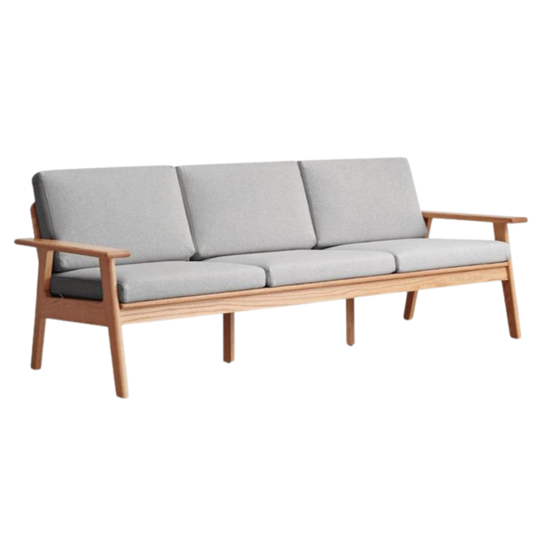 94.4x32.6x32.6 inch / 240x83x83 cm / Natural Wood Color / oak seat board large three-person (five colors optional)