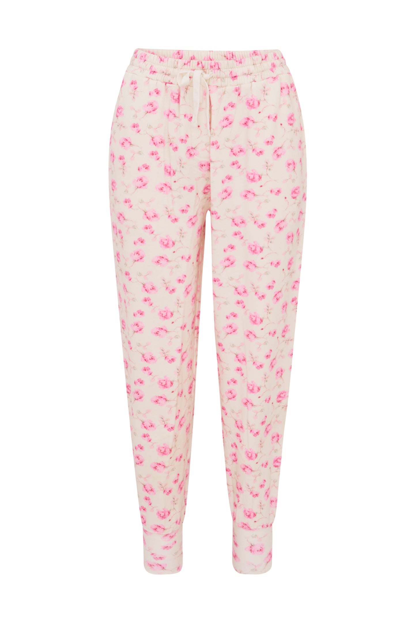 Lolana Floral Print Cotton Sweatpants for Women - Soft & Comfortable Lounge Pants - STERLING DUSK Collection - Perfect for Yoga, Running, and Casual Wear