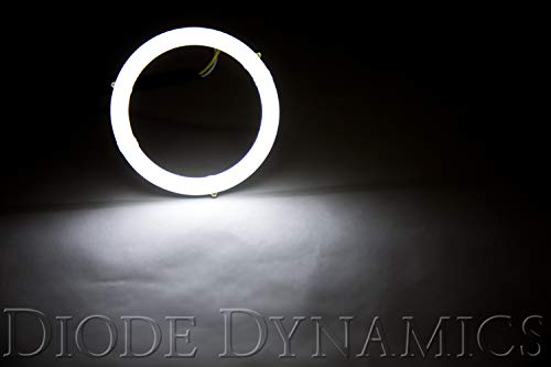 Halo Lights LED 80mm White Single Diode Dynamics - High Performance LED Lights for Cars, Trucks & Motorcycles - Perfect for Off-Roading, Night Driving & Vehicle Customization