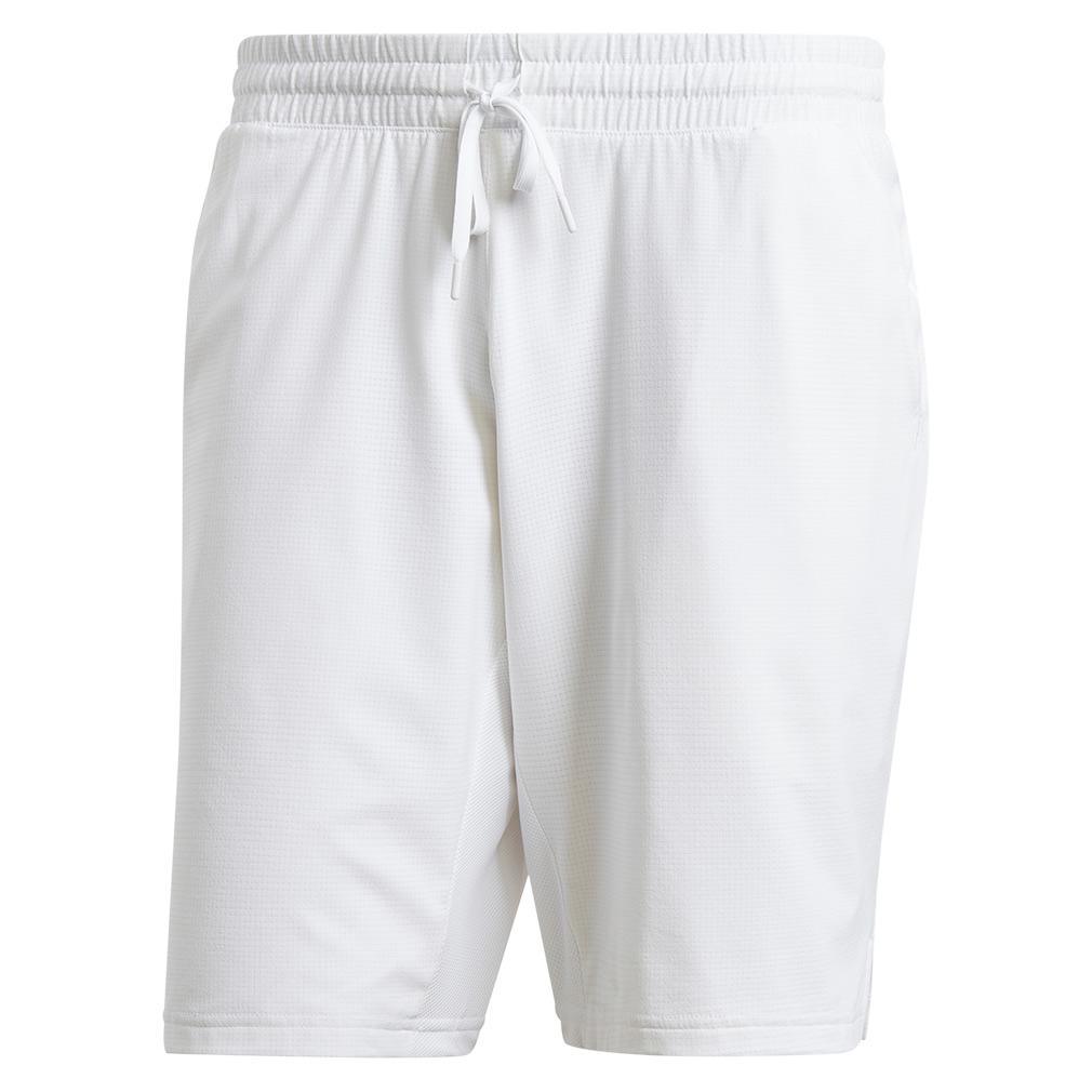 Men's Ergo 7-Inch Tennis Shorts - White | Breathable Quick-Dry Athletic Shorts for Tennis, Running & Gym Workouts