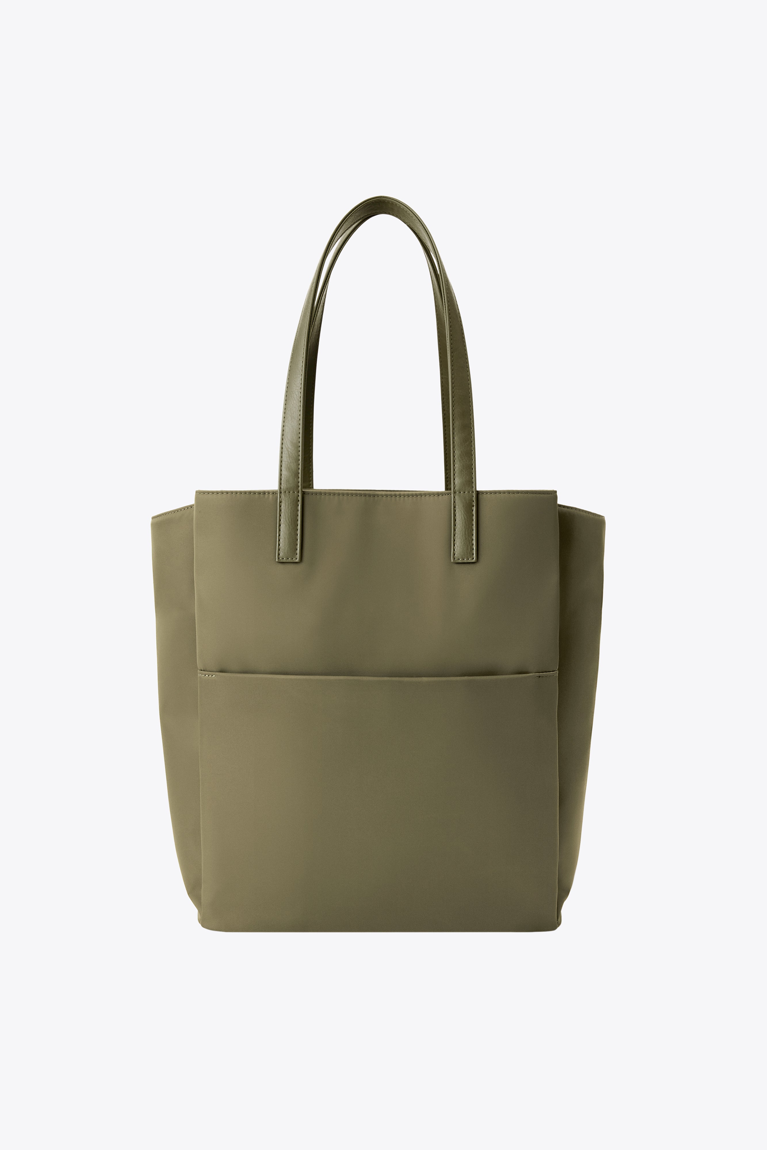 Stylish Olive Commuter Tote Bag for Women - Durable Work Tote with Laptop Pocket - Perfect for Office, Travel & Everyday Use
