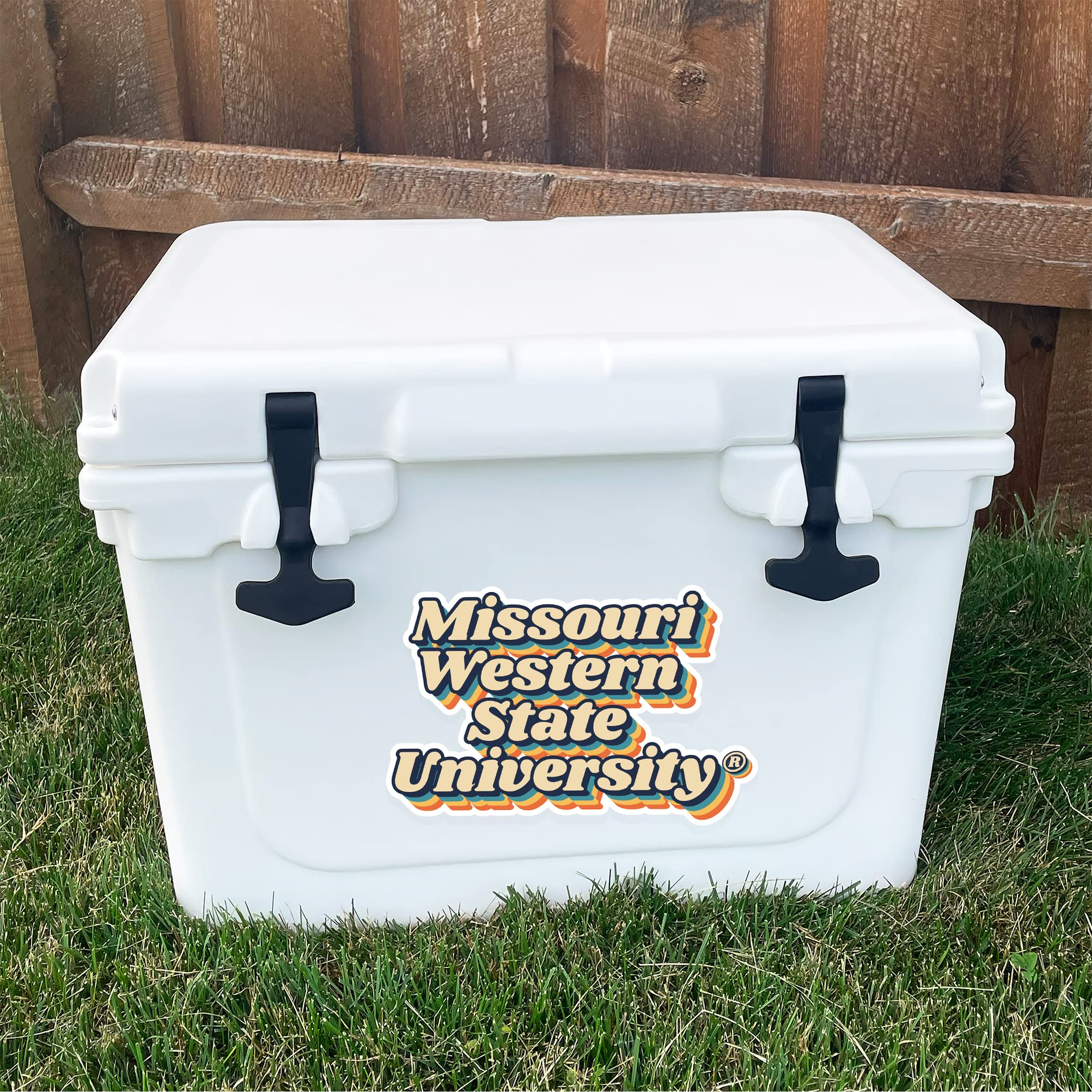 Vintage 70s MWSU Griffons Vinyl Decal Sticker - Desert Cactus Design for Laptop, Water Bottle, Car & Scrapbook | Western Missouri State University Alumni Gift & School Spirit Accessories
