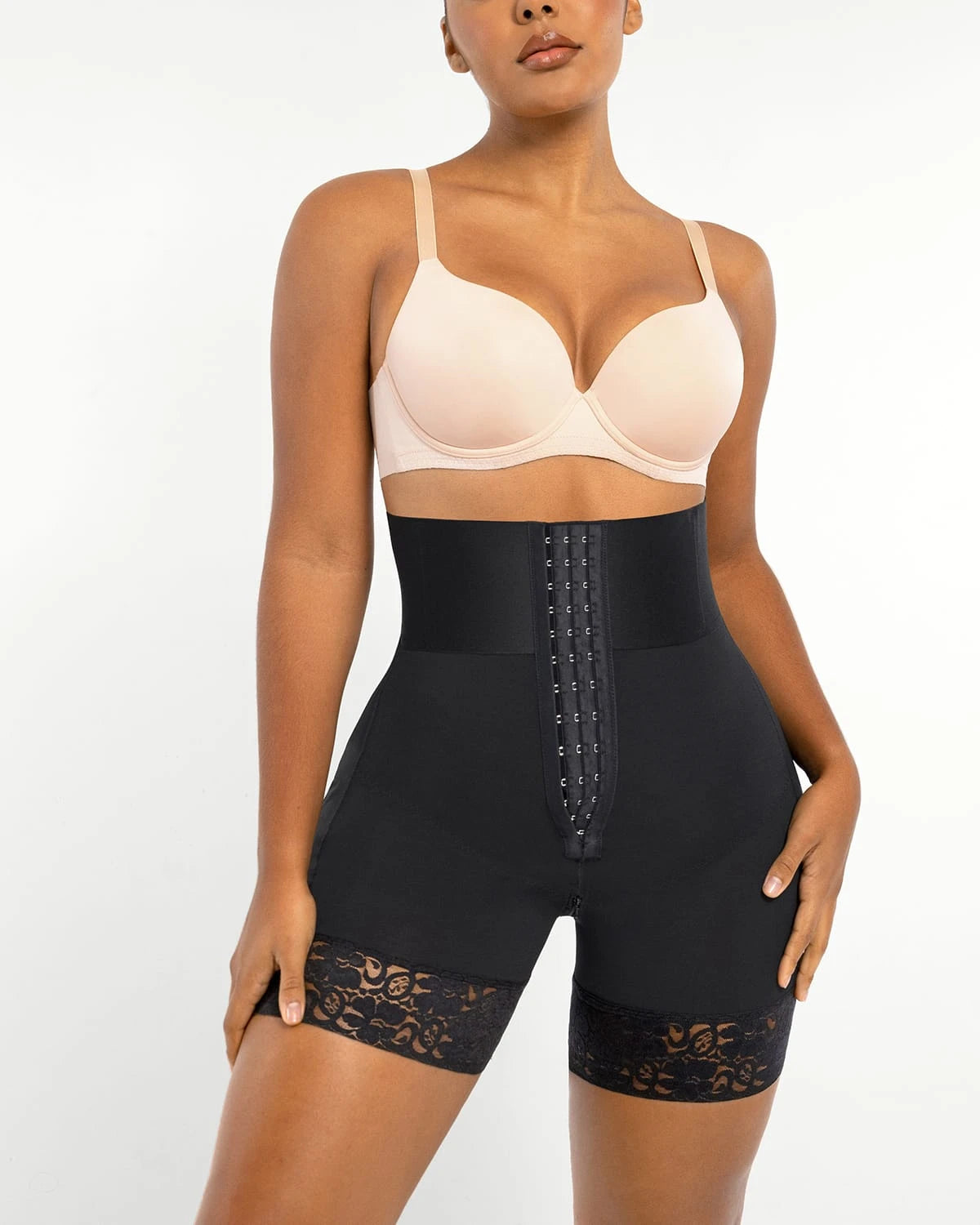 AirSlim® Boned Sculpt High Waist Shorts for Women - Tummy Control Shapewear - Perfect for Workout, Yoga & Everyday Wear