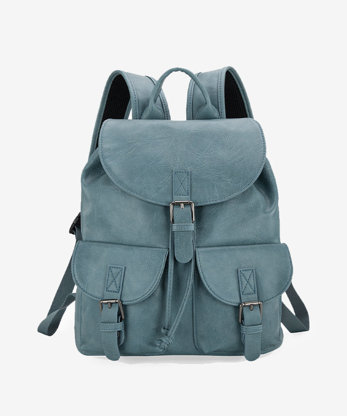 Montana West Buckle Backpack for Women - Stylish Leather Backpack Purse with Adjustable Straps - Perfect for Work, Travel & Everyday Use