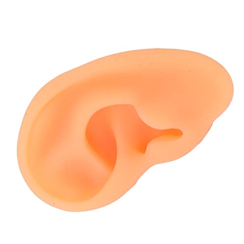 Silicone Fake Ear Model - Right Side Realistic Simulation for Medical Training, Hospital Practice & First Aid Scenarios