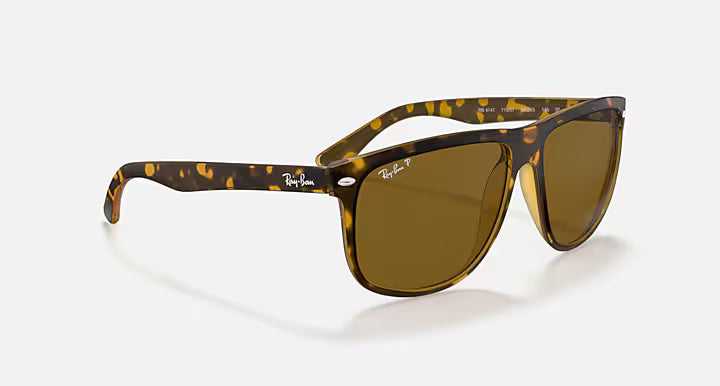 Ray Ban Boyfriend Sunglasses - Light Havana Frame & Green Lenses - Classic Aviator Style for Women - Perfect for Driving, Beach & Outdoor Activities