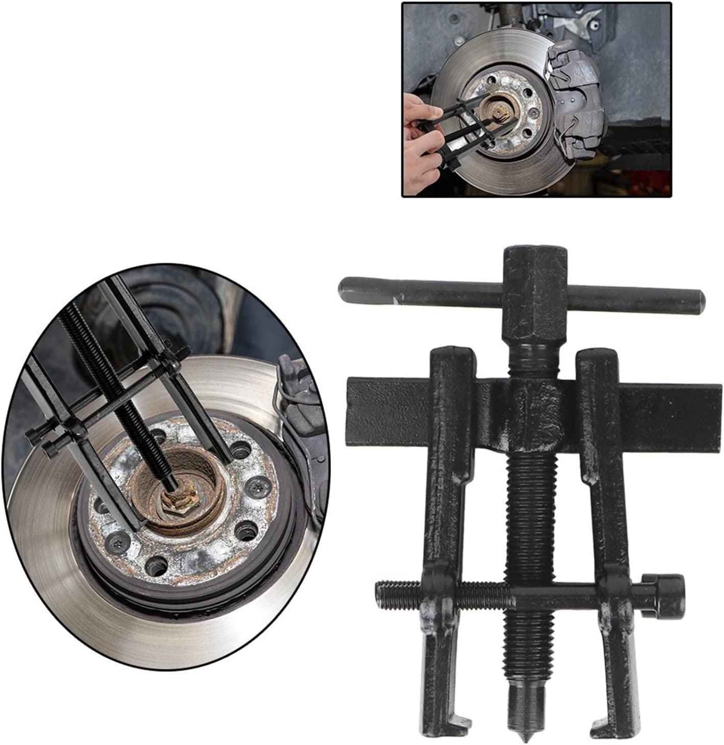 OITTo Bearing Puller Set - 2 Jaw Gear Extractor Tool for Automotive Repair, Forge Installation, and Armor Bearing Removal | Heavy Duty Disassembly Tool for Mechanics & DIY Car Maintenance
