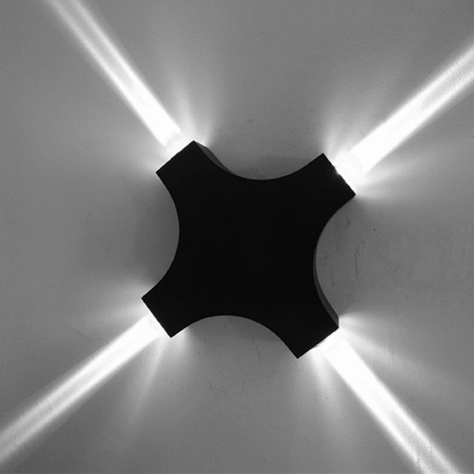 Waterproof LED Outdoor Wall Light - All Around Luminous for Villa, Corridor, Patio, Garden (White) | Durable Moistureproof Exterior Lighting for Home & Commercial Use