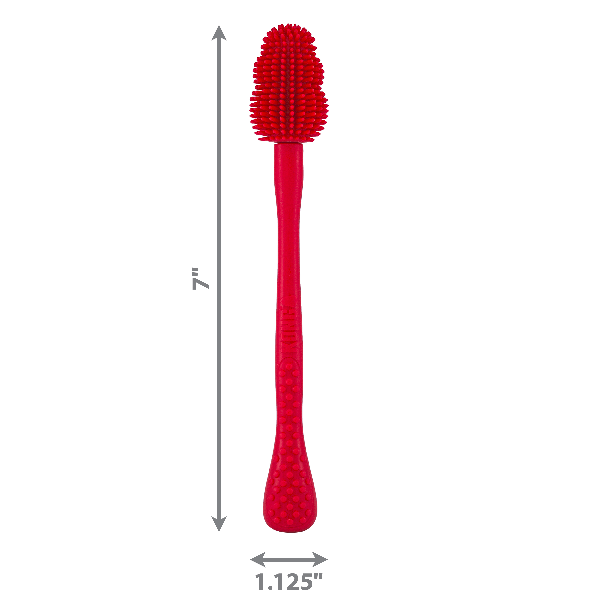 Kong Dog Brush - Self Cleaning Slicker Brush for Dogs & Cats - Gentle Pet Grooming Tool for Shedding, Tangles & Mats - Perfect for Home Grooming & Professional Use