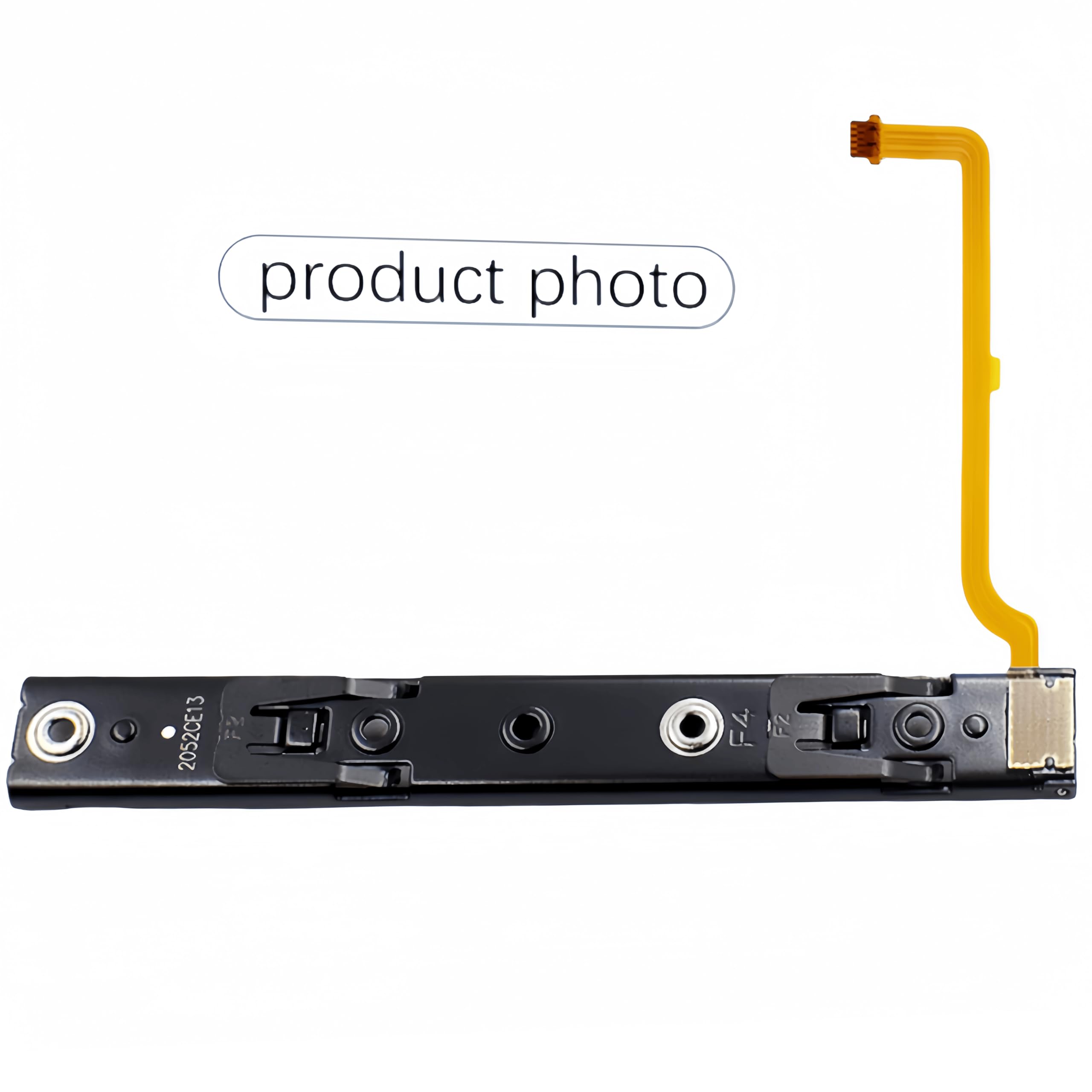Nintendo Switch Slide Rail Bracket Replacement - Left & Right Console Rail with Sensor Cable, Flex Cable & Screws for NS Switch Repair | Gaming Accessories for DIY Console Maintenance & Joy-Con Controller Fix