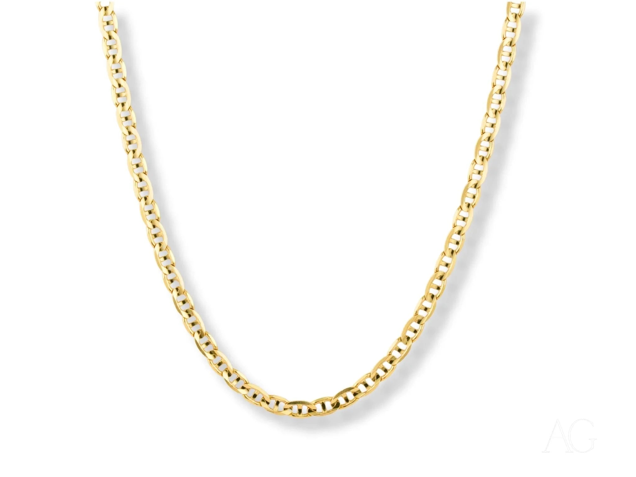 18K Gold Anchor Chain Necklace for Men & Women – Timeless Strength & Durability – Perfect for Everyday Wear, Gifts, and Special Occasions