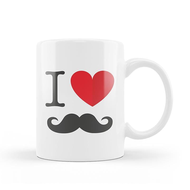 Funny Mustache Coffee Mug - Novelty Gift for Men & Women - Perfect for Tea, Coffee, or Hot Chocolate - Great for Office, Home, or Gag Gifts