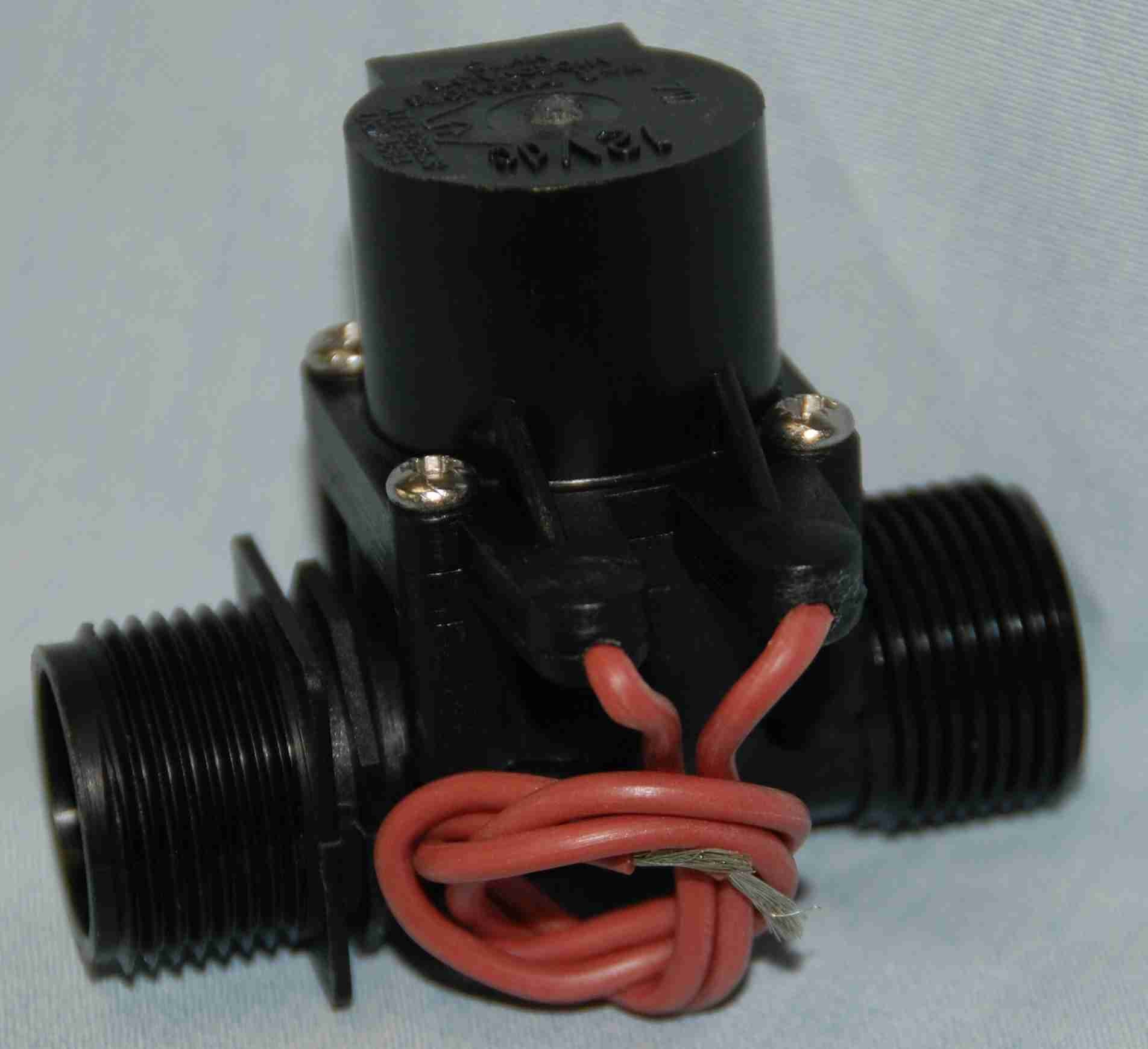 12V DC MV75 Micro Solenoid Valve - 20mm Male x 20mm Male, 38LPM Flow Rate, Viton Seal for Chemical Resistance - Ideal for Laboratory Equipment, Industrial Automation, and Chemical Processing Systems