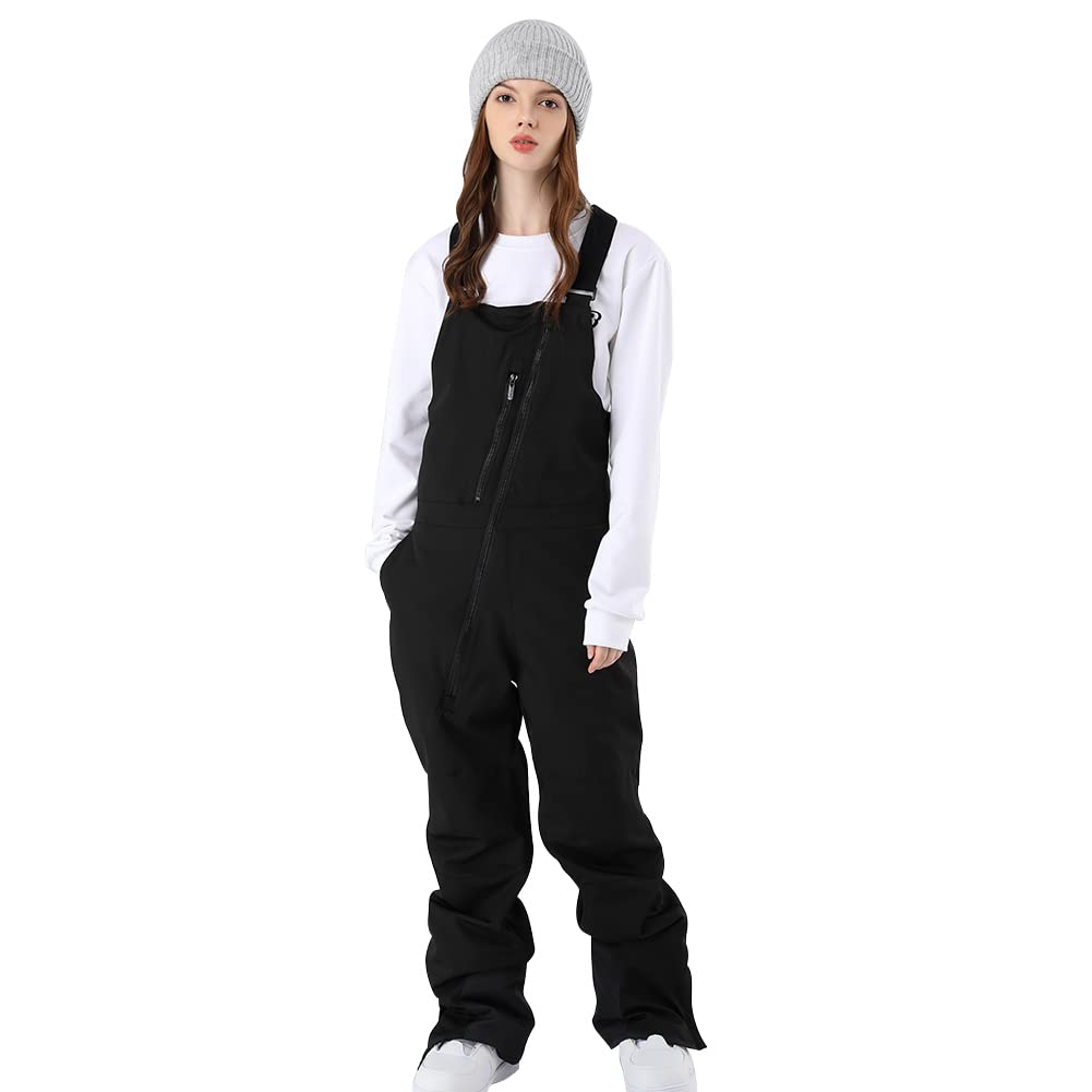 SEARIPE Women's Waterproof Snow Bib Overalls - Adjustable Winter Snowboard Pants with Ripstop Fabric for Skiing, Snowboarding & Outdoor Activities