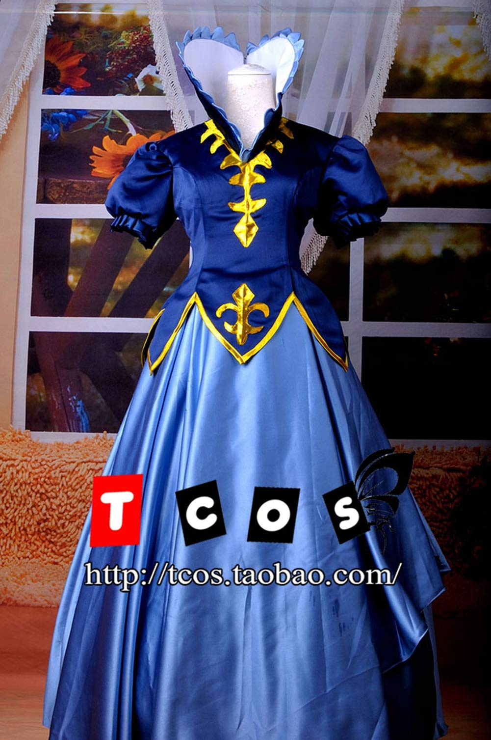 Anime Juvia Lockser Cosplay Costume - Fairy Tail Blue Hair Wig & Dress Set for Halloween, Christmas Parties, Conventions, and Cosplay Performances