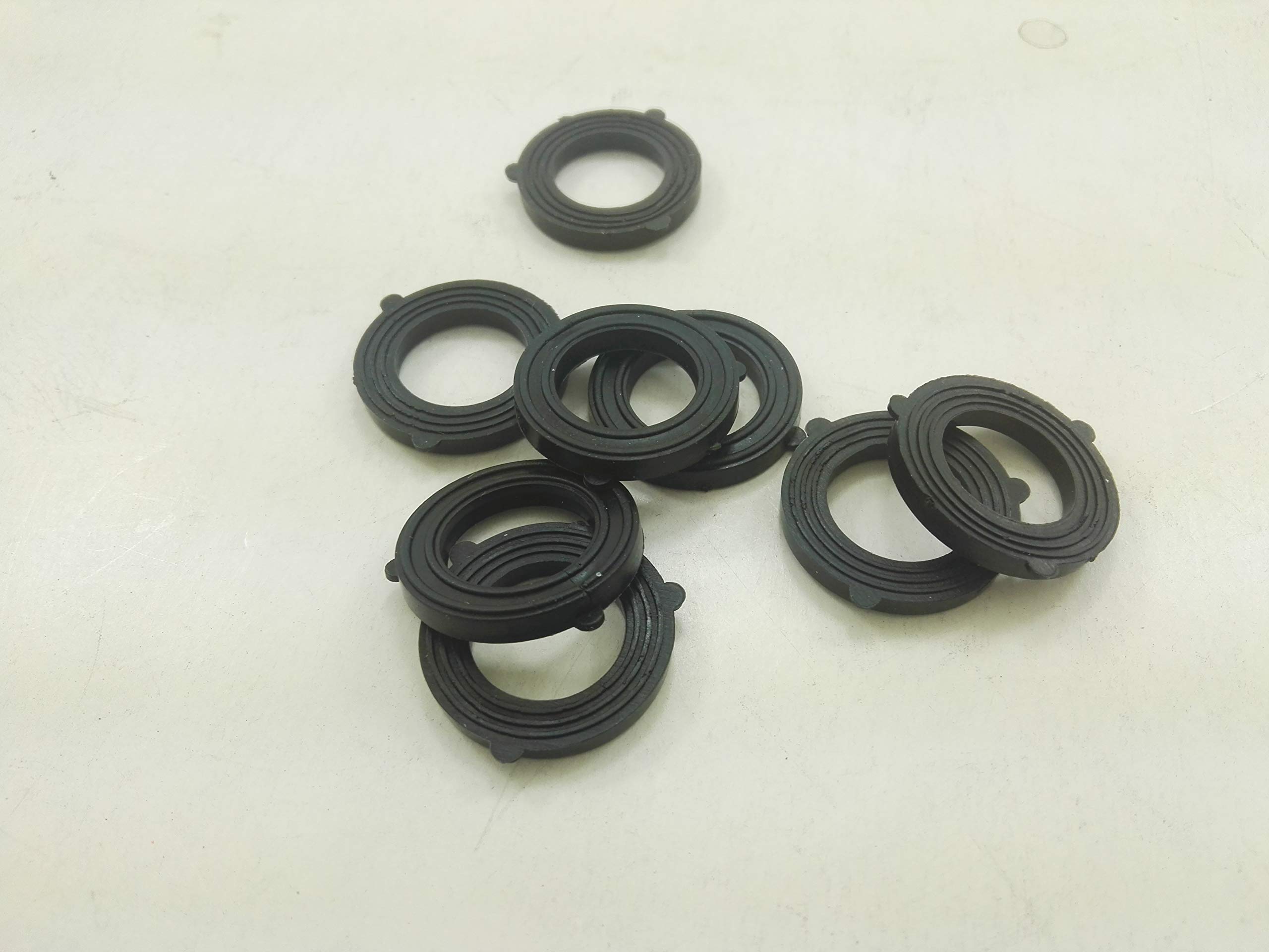 10-Pack Rubber Garden Hose Washers for Sprinklers & Nozzles - Leak-Proof Seals for Outdoor Faucets, Irrigation Systems and Watering Tools