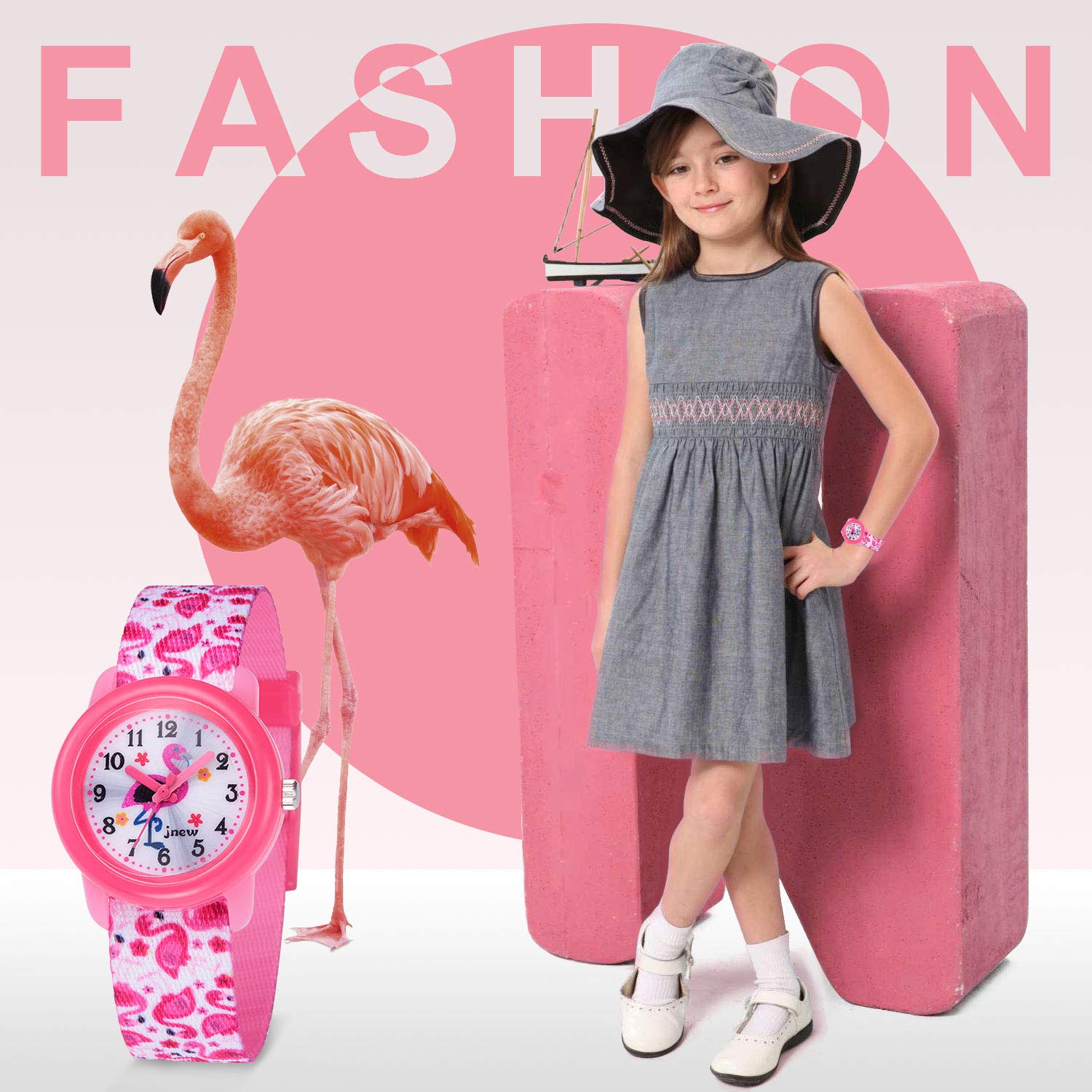 Kavie Kids Watches for Girls & Boys - 3D Cute Cartoon Waterproof Analog Watch for Toddlers Ages 3-10 - Perfect for School, Playtime & Outdoor Activities