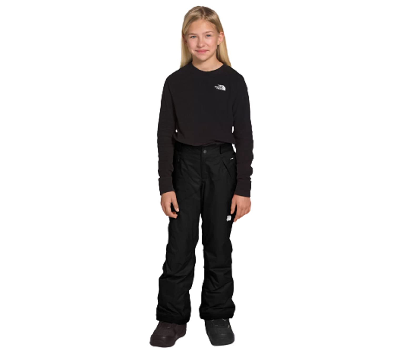 The North Face Girls' Freedom Insulated Winter Snow Pants for Kids - Waterproof, Warm & Comfortable for Skiing, Snowboarding & Outdoor Activities