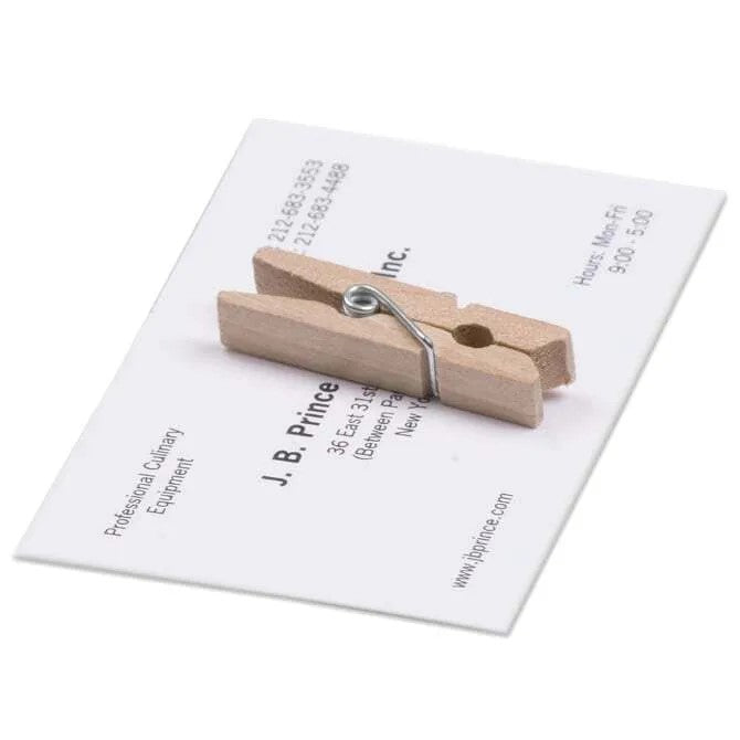 Comatec Mini Clothes Pins 1.3 Inch - Small Wooden Clothespins for Laundry, Crafts, DIY Projects - Perfect for Hanging Socks, Underwear & Lightweight Clothing