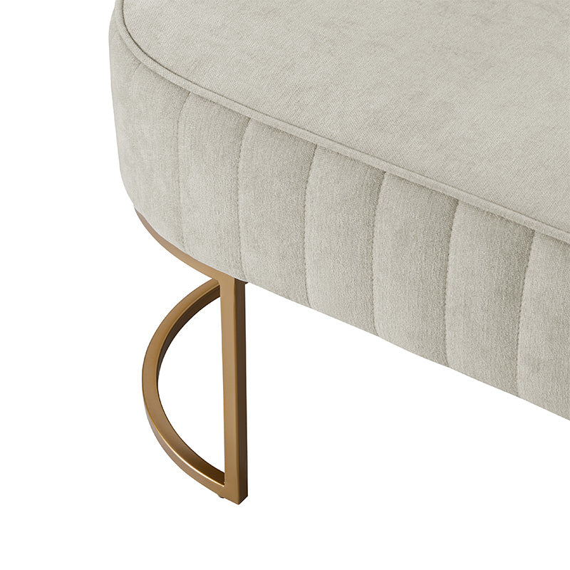 Damian Entryway Bench with Storage & Sturdy Metal Base - Modern Hallway Shoe Bench for Entryway, Living Room & Bedroom - Perfect for Organizing Shoes, Hats & Bags