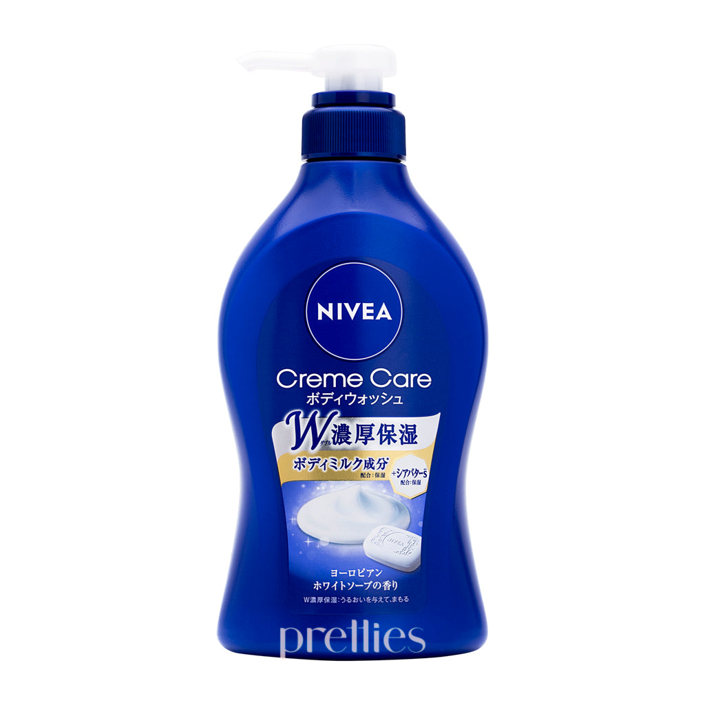 Nivea Creme Care Moisturizing Body Wash with White Soap - 16.9 fl oz (480ml) for Soft & Smooth Skin | Perfect for Daily Shower & Dry Skin Relief