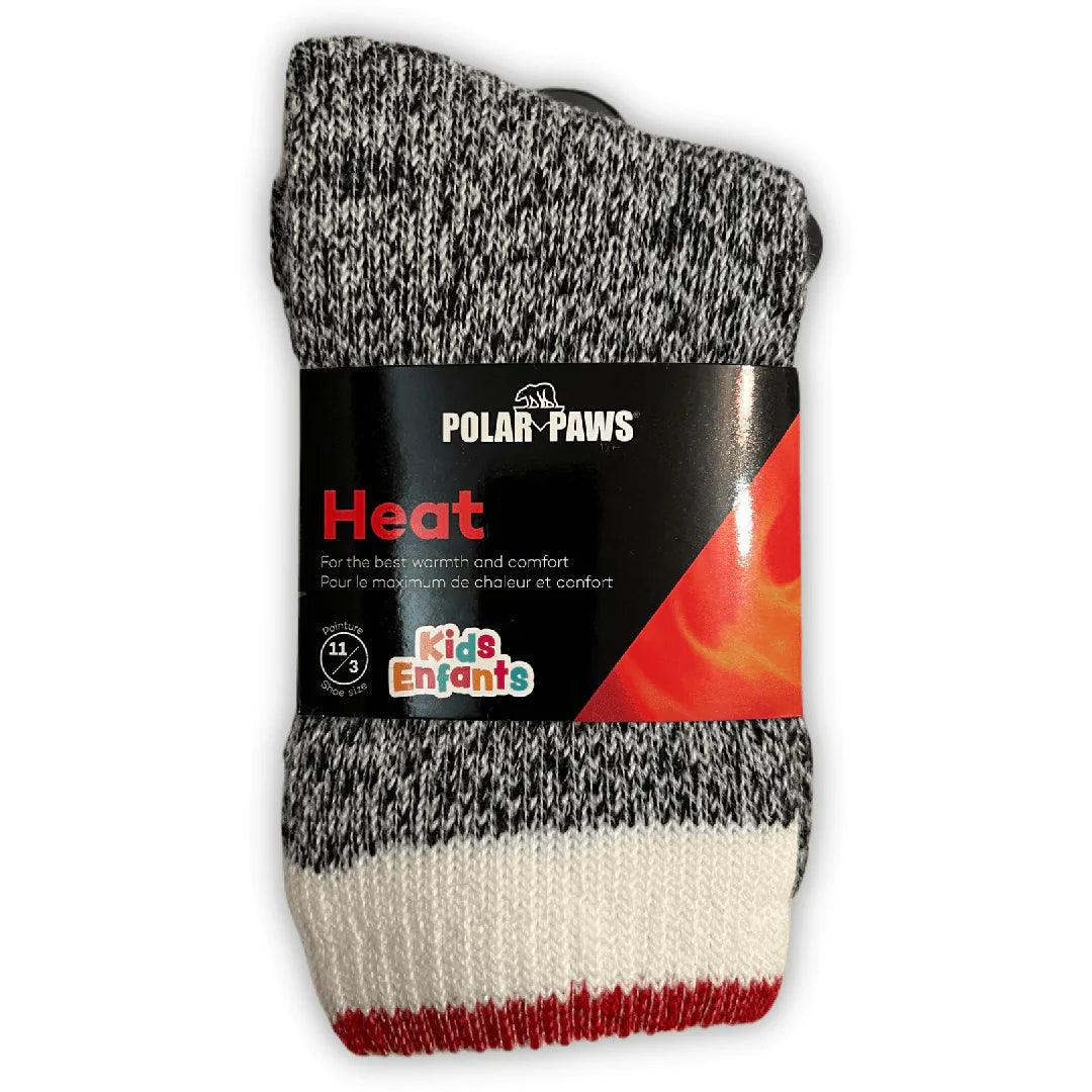 **Kids' Brushed Thermal Socks - Single Pair for Shoe Size 11-3 | Warm Winter Socks for Boys & Girls - Perfect for School, Outdoor Play & Cold Weather**