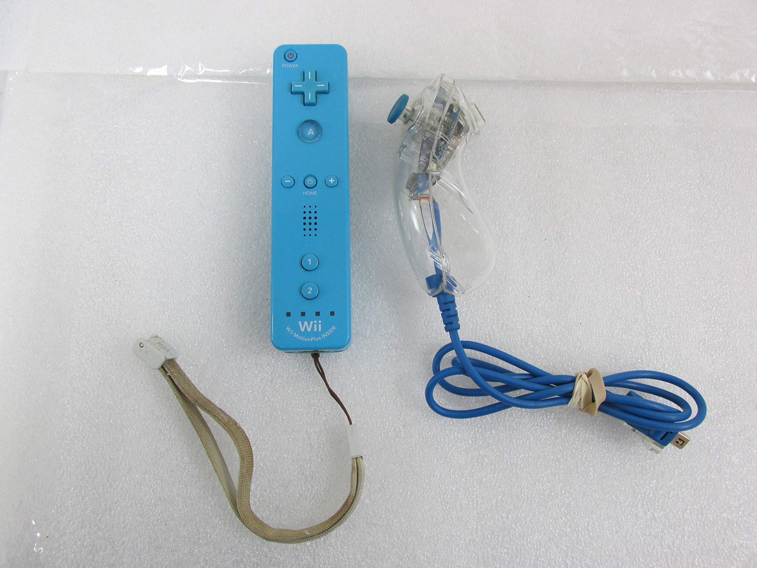 Refurbished Nintendo Wii Blue Console - HD Gaming System with Motion Controls for Family Fun & Party Games