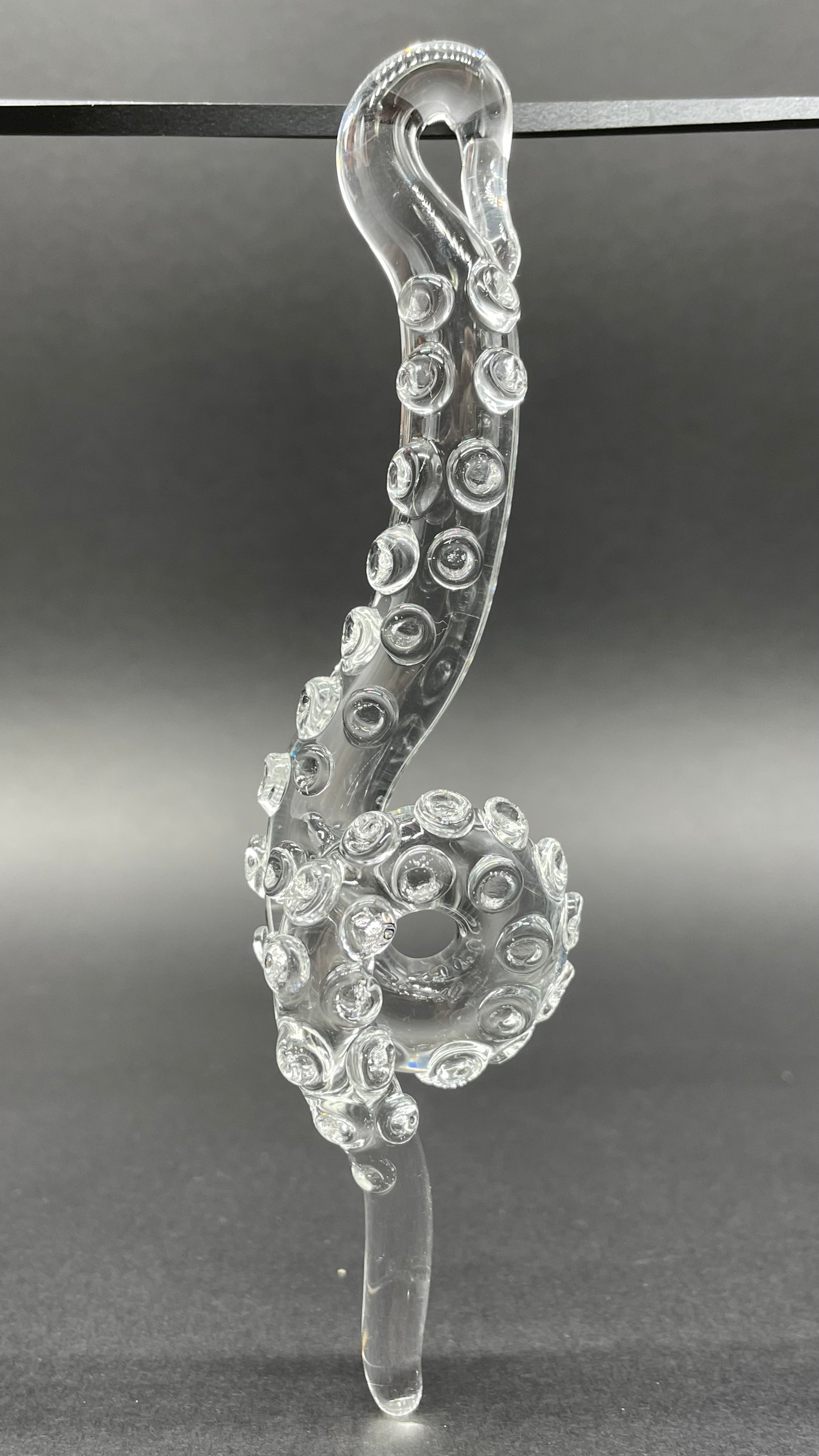 3 Pack Clear Tentacle Ornaments - Unique Halloween Party Decorations for Home, Office & Outdoor Decor