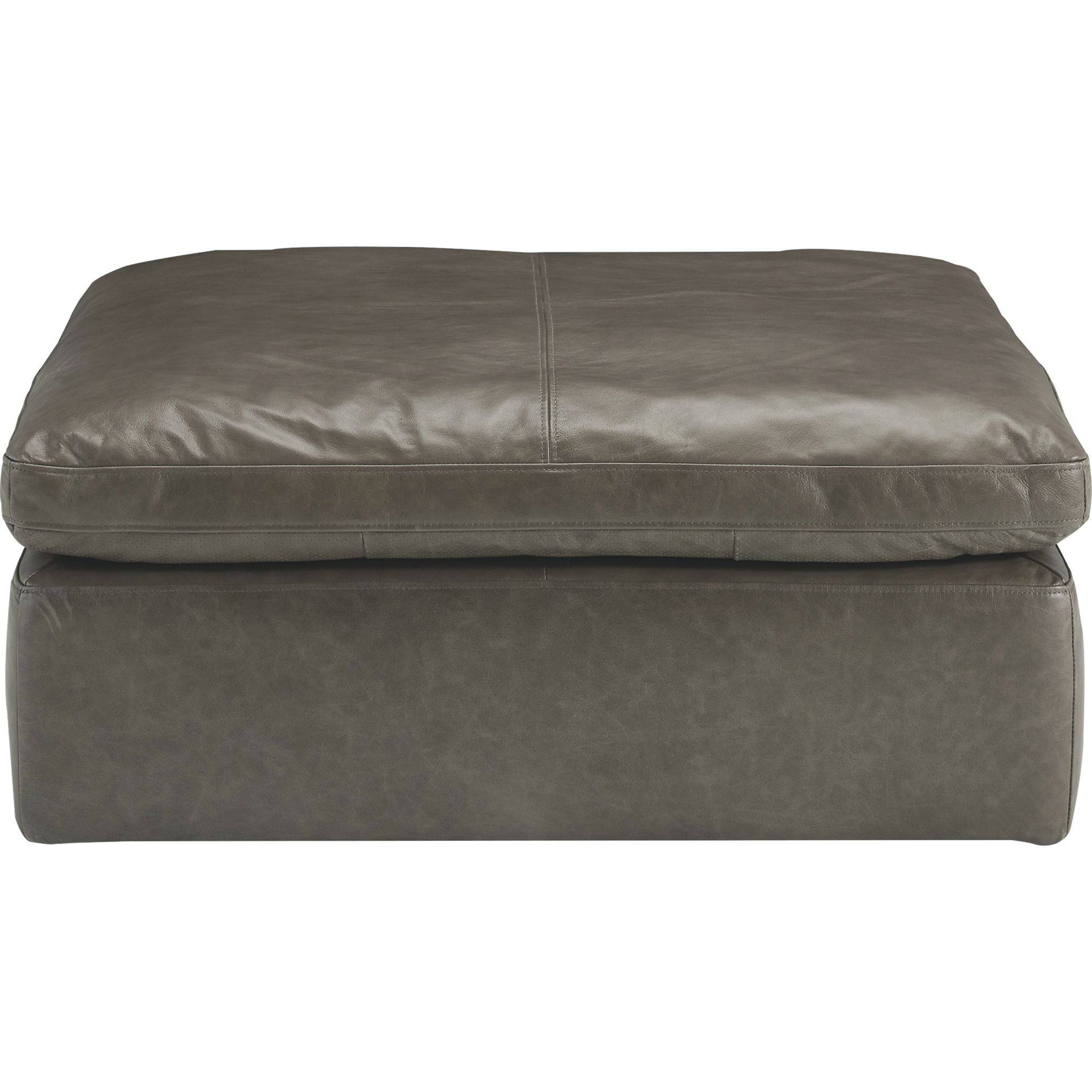 Alabonson Oversized Accent Ottoman with Concrete Finish - Modern Footrest Storage Pouf for Living Room, Bedroom & Office Decor