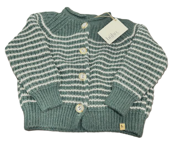 BUHO BRETONE CARDIGAN for Kids & Teens (Ages 2-14 Years) - Soft Knit Sweater for Boys & Girls - Perfect for School, Playdates & Family Outings