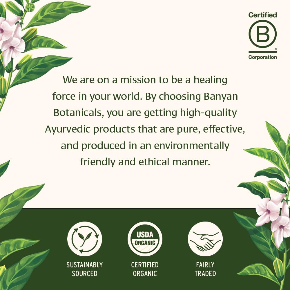 Banyan Botanicals Ayurvedic Tongue Cleaner for Oral Hygiene - Stainless Steel Tongue Scraper for Fresh Breath & Detox - Perfect for Daily Dental Care & Morning Routine