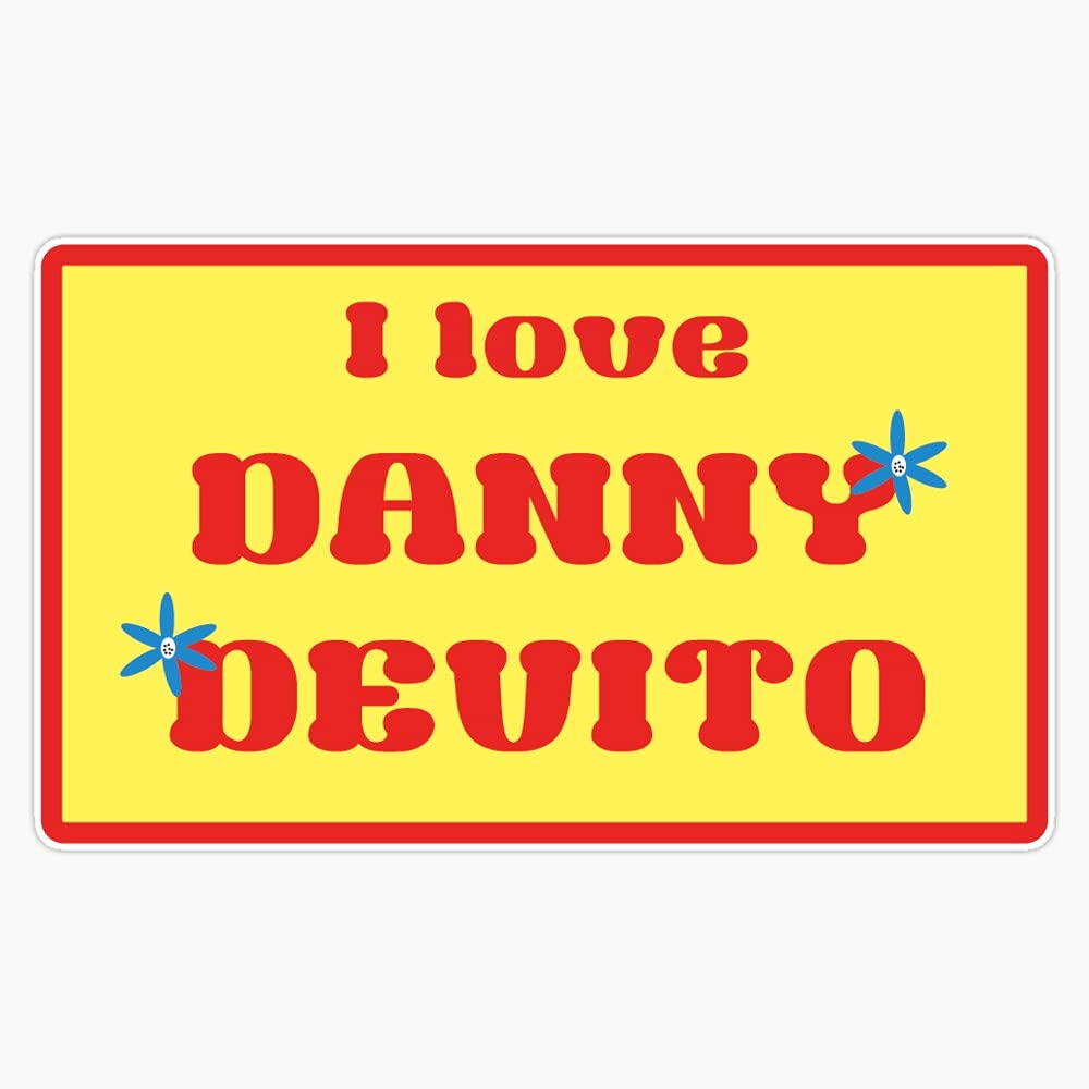 Danny Devito Sticker - 5 Inch Vinyl Bumper Decal for Cars, Laptops & Water Bottles - Funny Celebrity Sticker for Fans