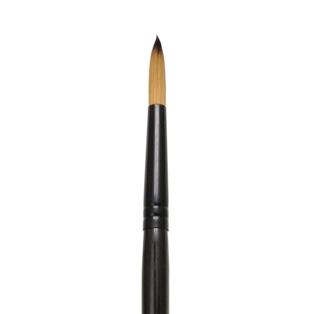 ROYAL BRUSH Majestic Round #6 Paint Brush - Professional Artist Brush for Oil, Acrylic & Watercolor Painting - Perfect for Canvas, Wood & DIY Art Projects (R4250-6)