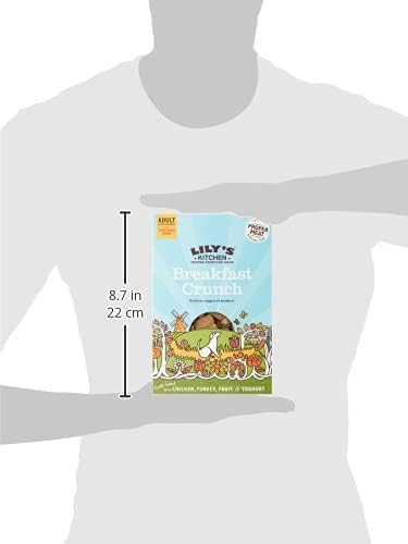 Lily's Kitchen Breakfast Crunch Dry Dog Food - Grain-Free, Natural Ingredients, 800g for Small & Large Dogs - Perfect for Morning Meals & Training Treats