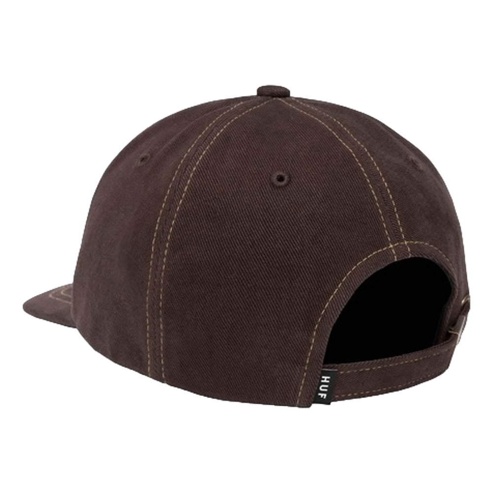 HUF JP Blossom 6-Panel Snapback Hat - Brown Baseball Cap for Men & Women - Streetwear Fashion Accessory for Skateboarding, Hip Hop Style & Outdoor Activities