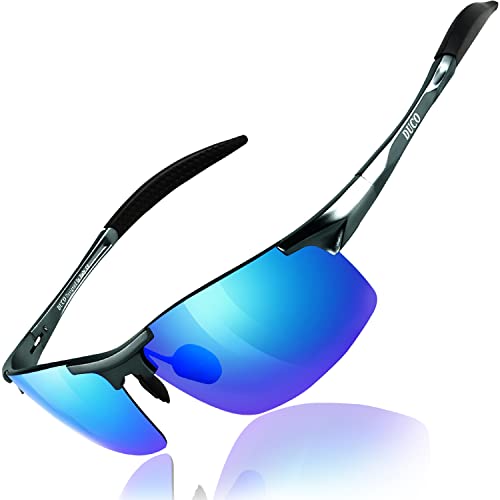 Gunmetal Frame Revo Blue Lens